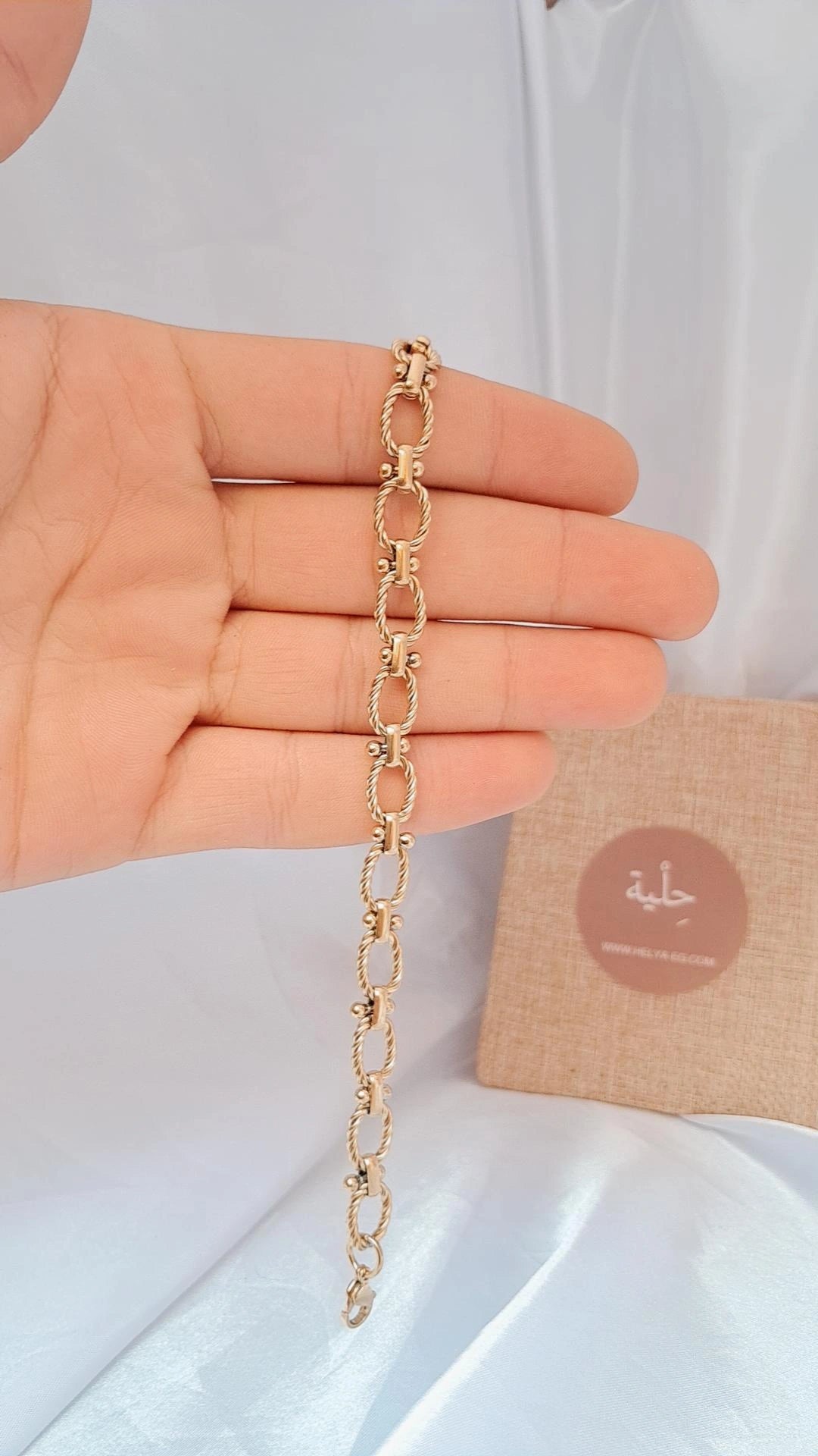 Cobra shape stainless steel bracelet - gold