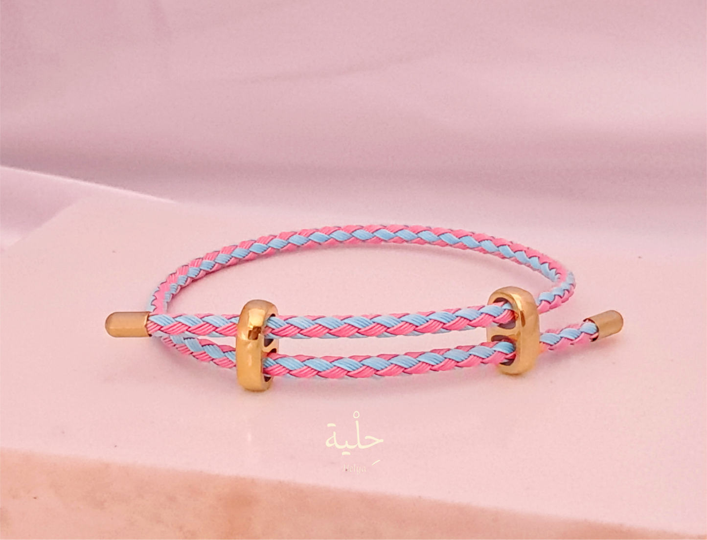 Hermes knit bracelet - gold
