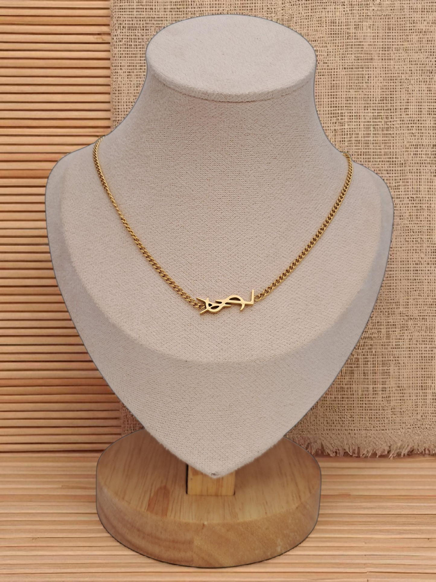 YSL stainless steel necklace - gold