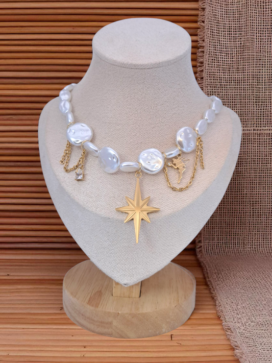 North Star Pearl Necklace