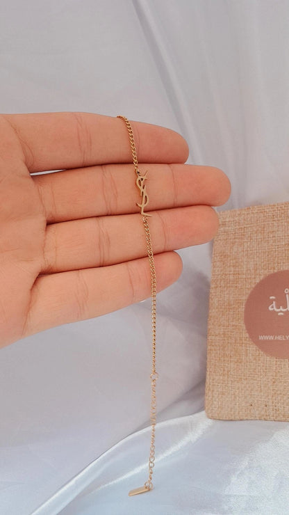 YSL stainless steel bracelet - gold