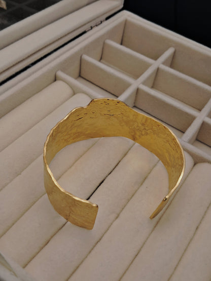 Arrugas stainless steel bracelet - gold