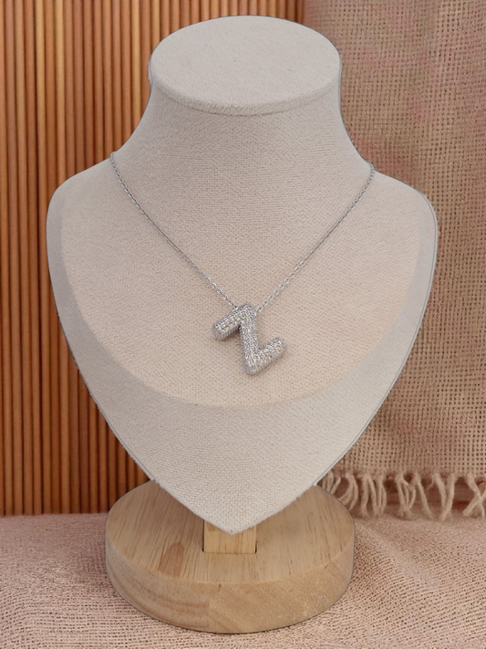straus letter Z necklace - silver