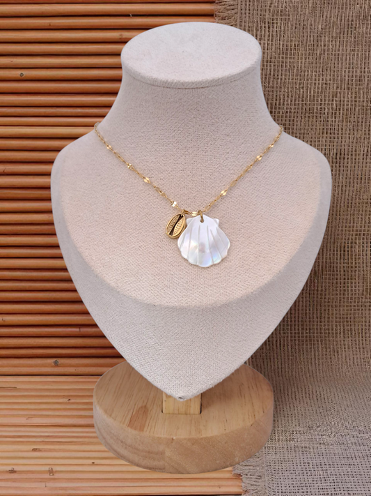 double shells necklace