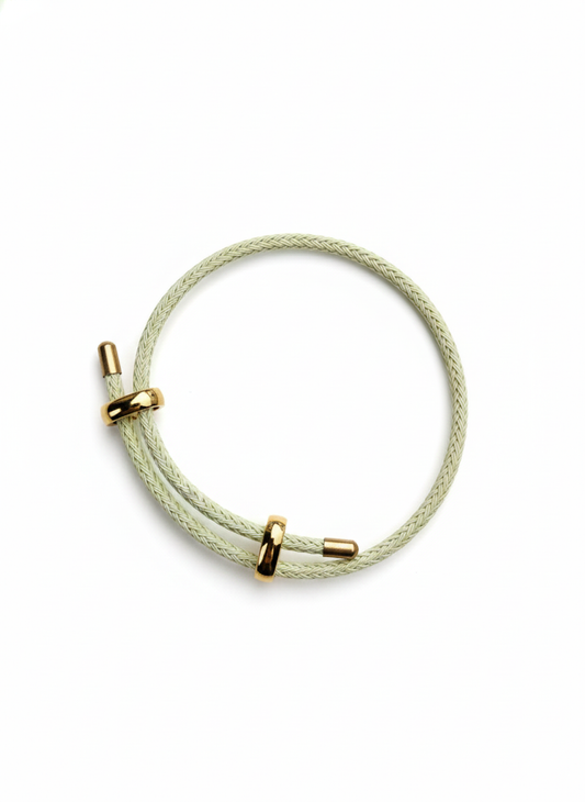 Hermes knit bracelet - gold